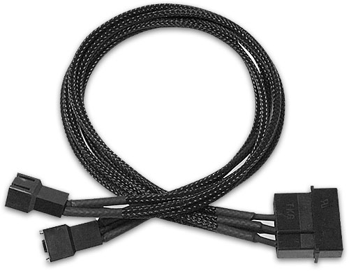 4-Pin Molex to 2 x 3-Pin adaptor cable