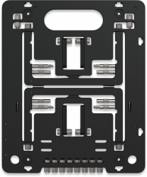 ST-BC1 Mini V2 Black Aluminium ITX Open Benchtable