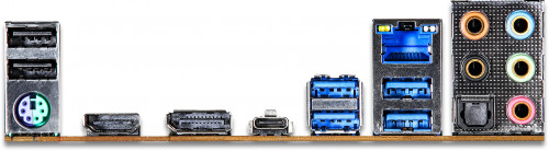 Rear motherboard ports, features HMDI 2.0, USB 3.2 gen2 Type-C port