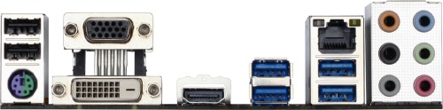 A430 rear motherboard ports (click to enlarge)